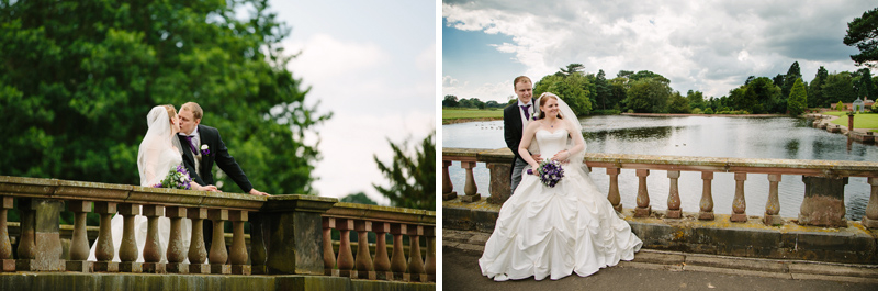 Bride and Groom kissing