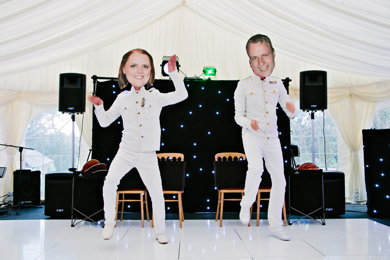 Fun dancing with the Bride and Groom