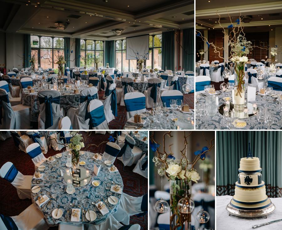 Wedding breakfast at Rookery Hall