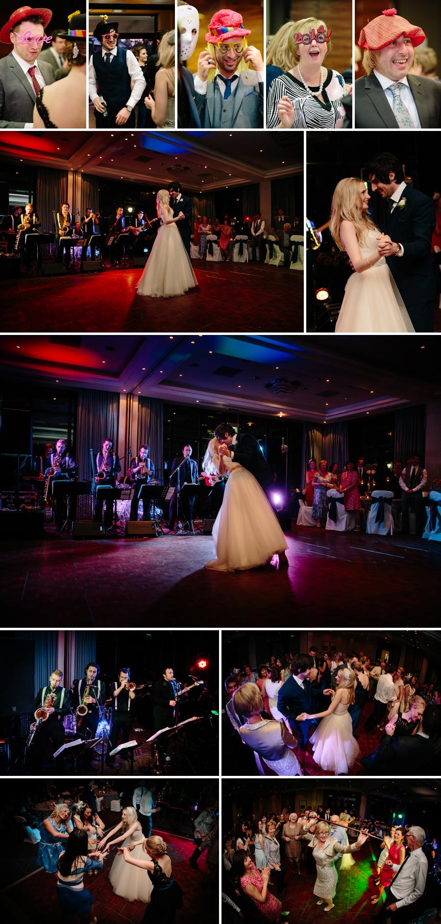 First dance for the bride and groom at Rookery Hall