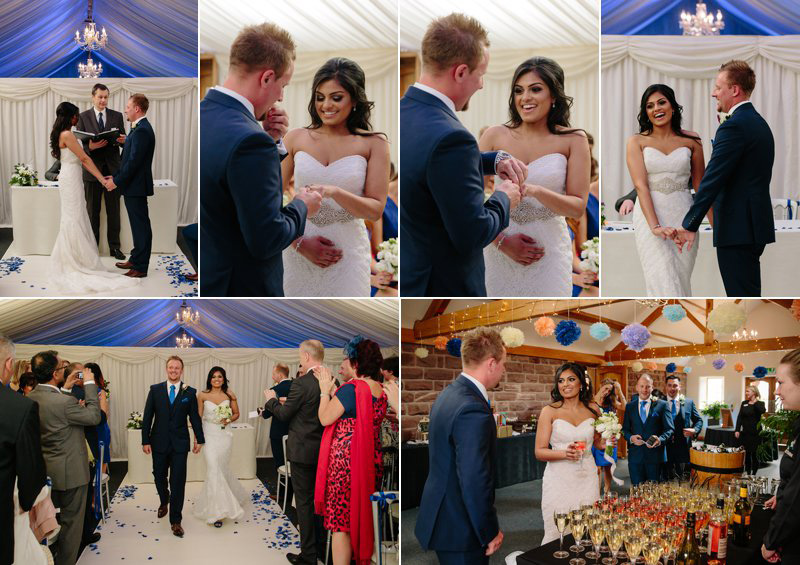 Wedding Ceremony Heaton House Farm