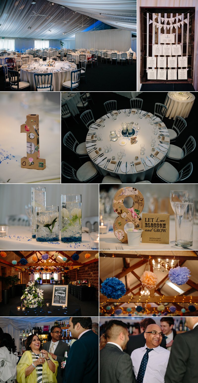 Wedding Breakfast Room at Heaton House Farm