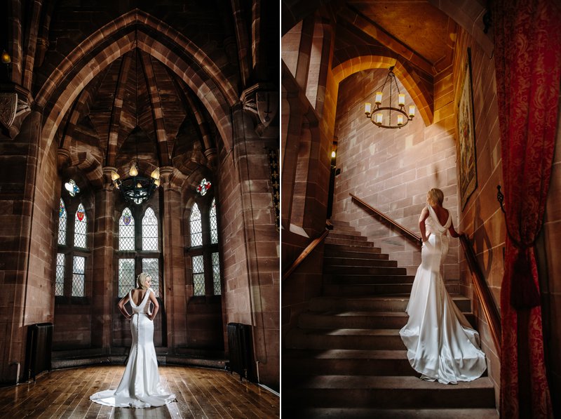 Beautiful Bride in her wedding dress