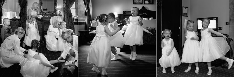 Flower Girls playing