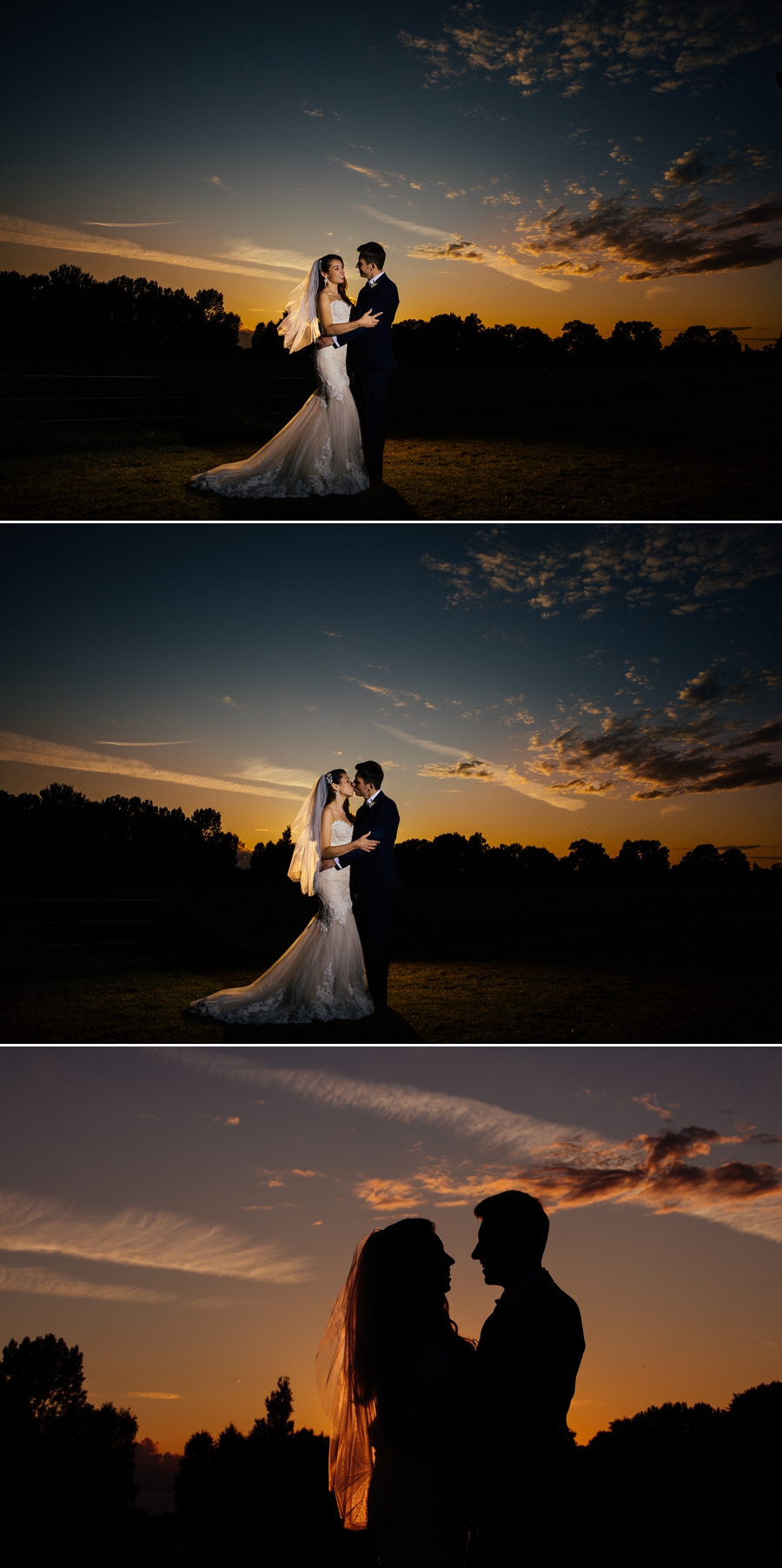 Merrydale Manor sunset wedding