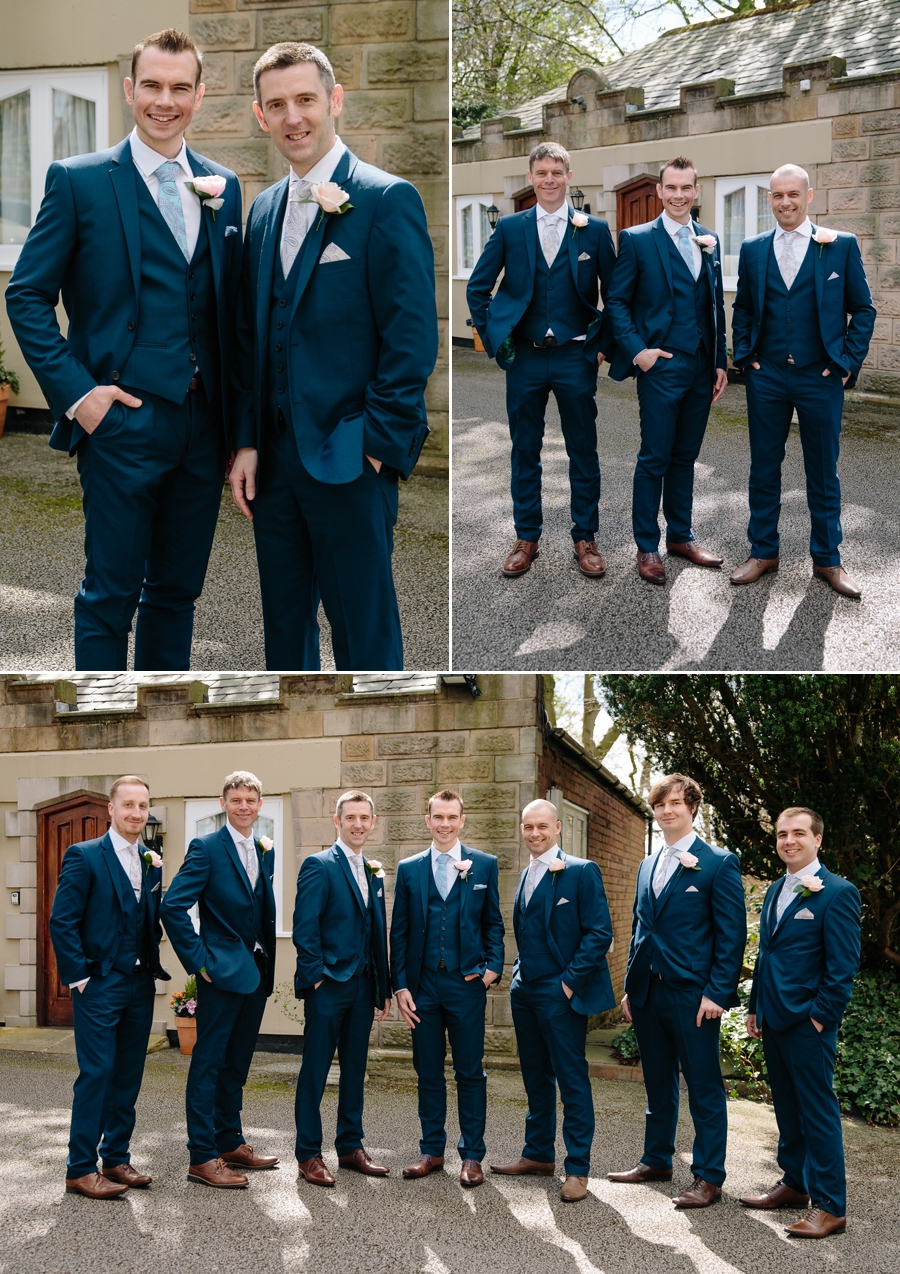 Groom with his groomsmen