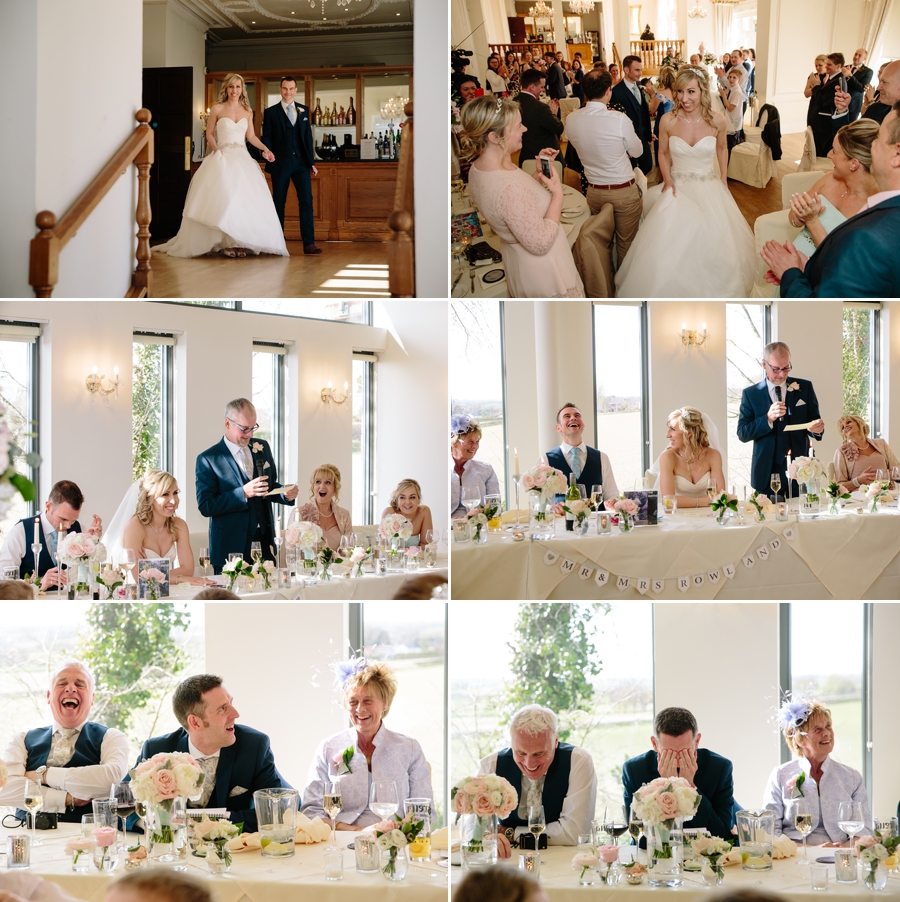 father of the bride giving his speech