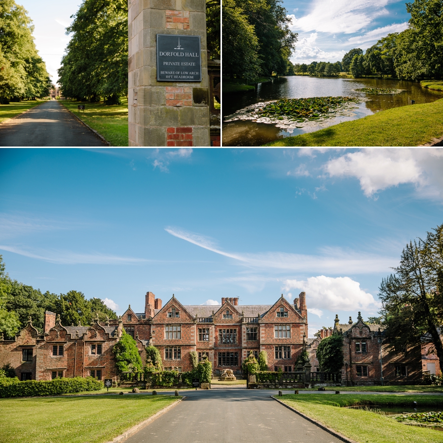 Dorfold Hall gardens and driveway