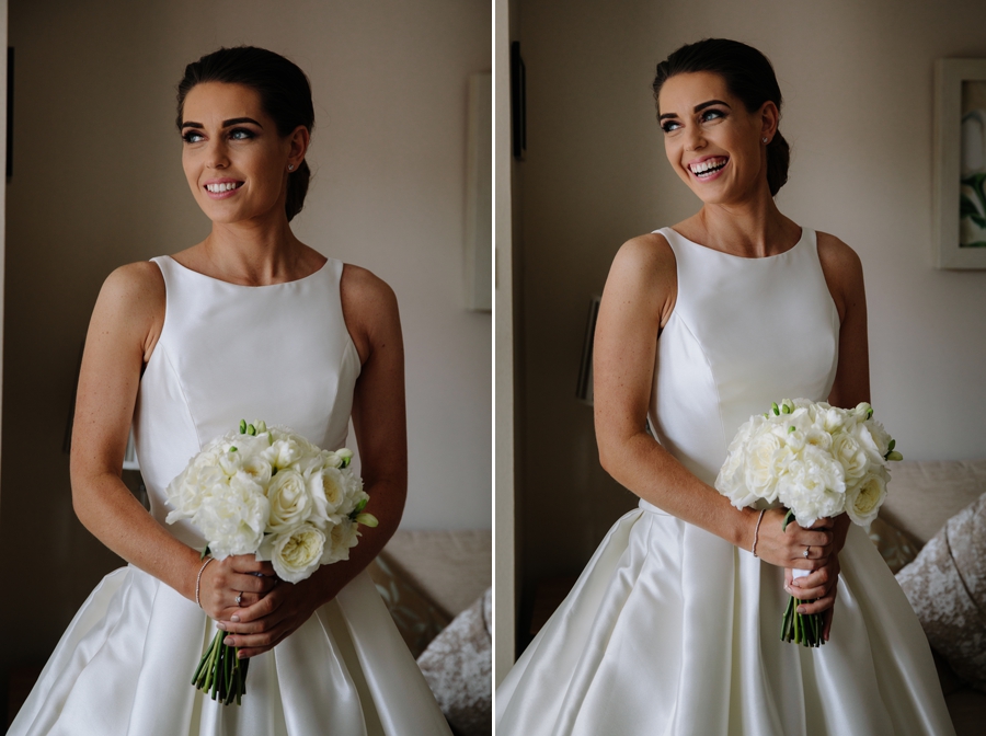 Stunning bridal portraits before leaving home