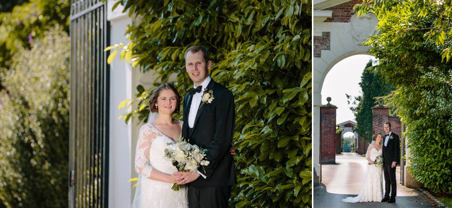 Bride & Groom in the gardens