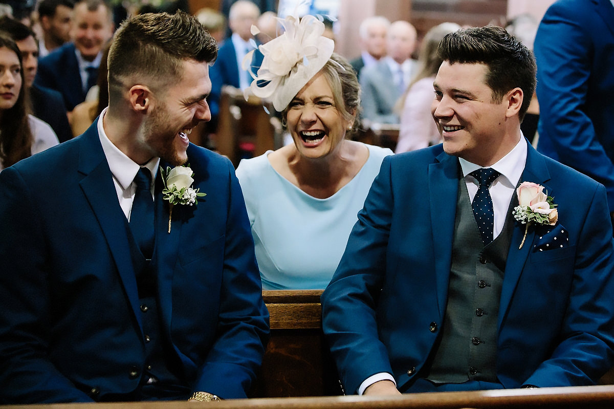 Mother of the Groom in church Cheshire