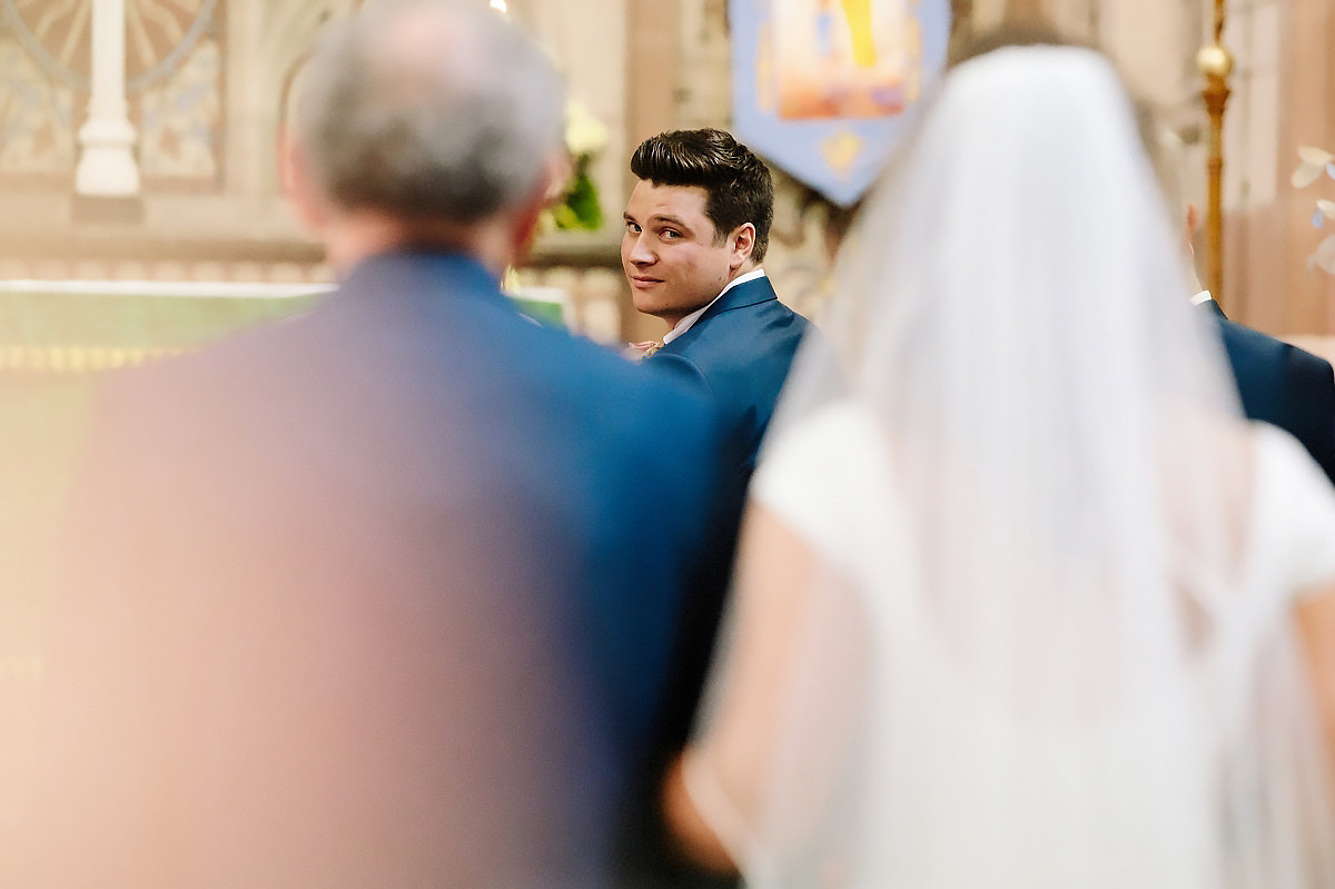 Groom seeing Bride Cheshire