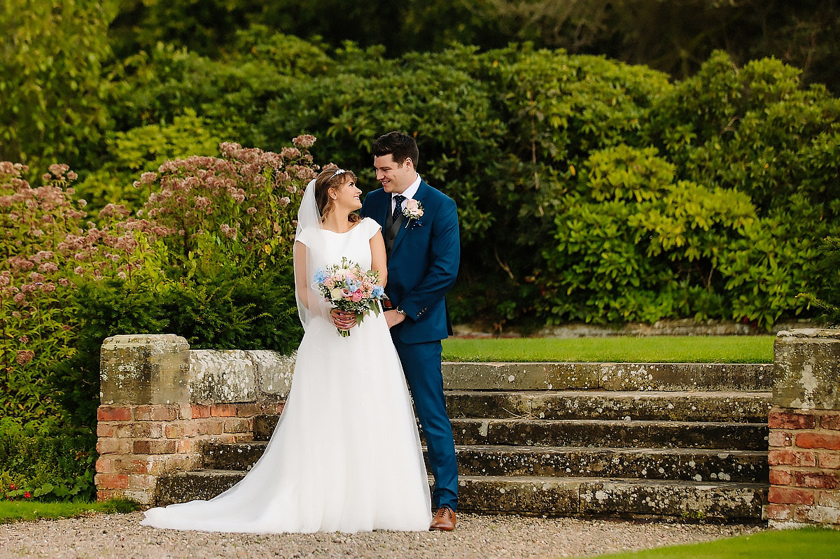 Bride and Groom Willington Hall