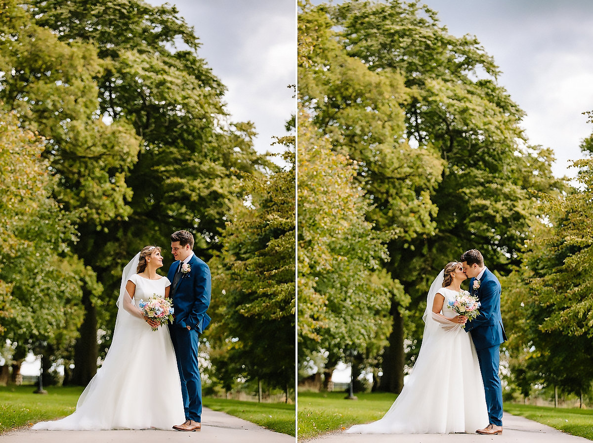 Bride and Groom Willington Hall