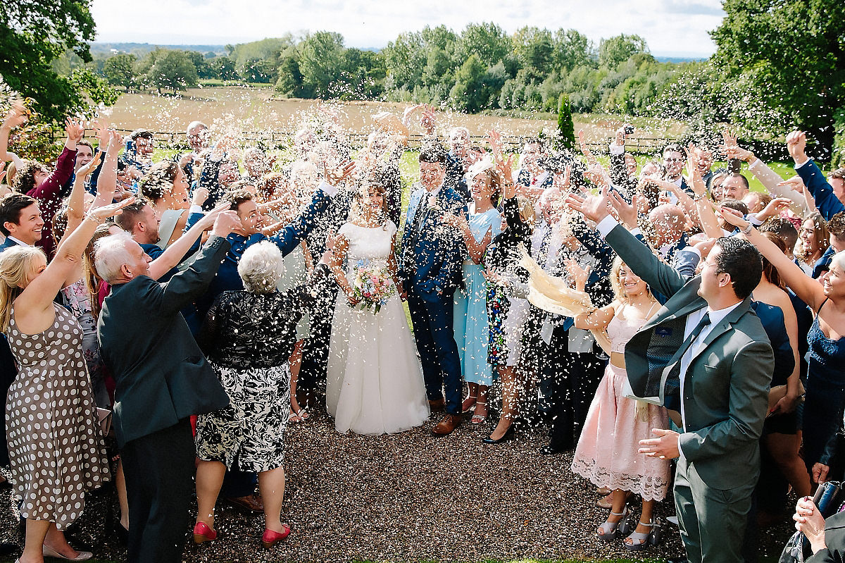 Confetti Willington Hall Cheshire