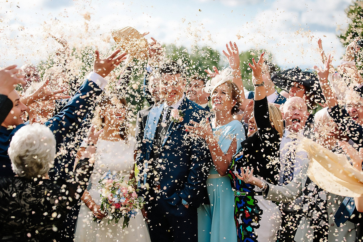 Confetti wedding Cheshire