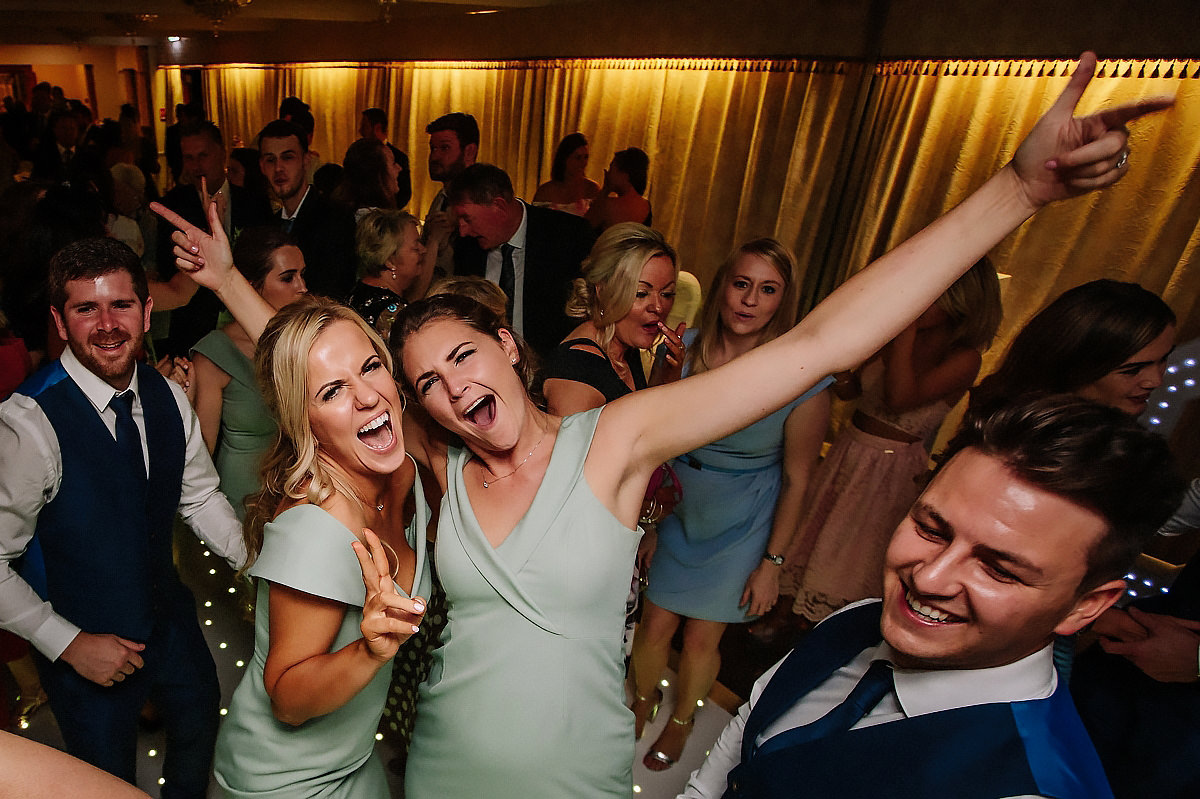 Willington Hall wedding party