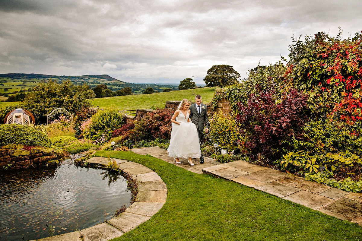 Bride & Groom Heaton House Farm