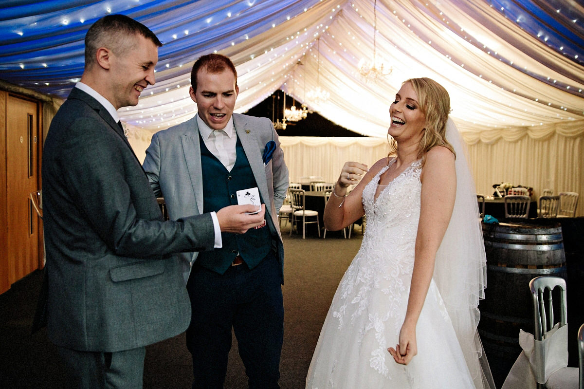 Wedding Magician at Heaton House Farm