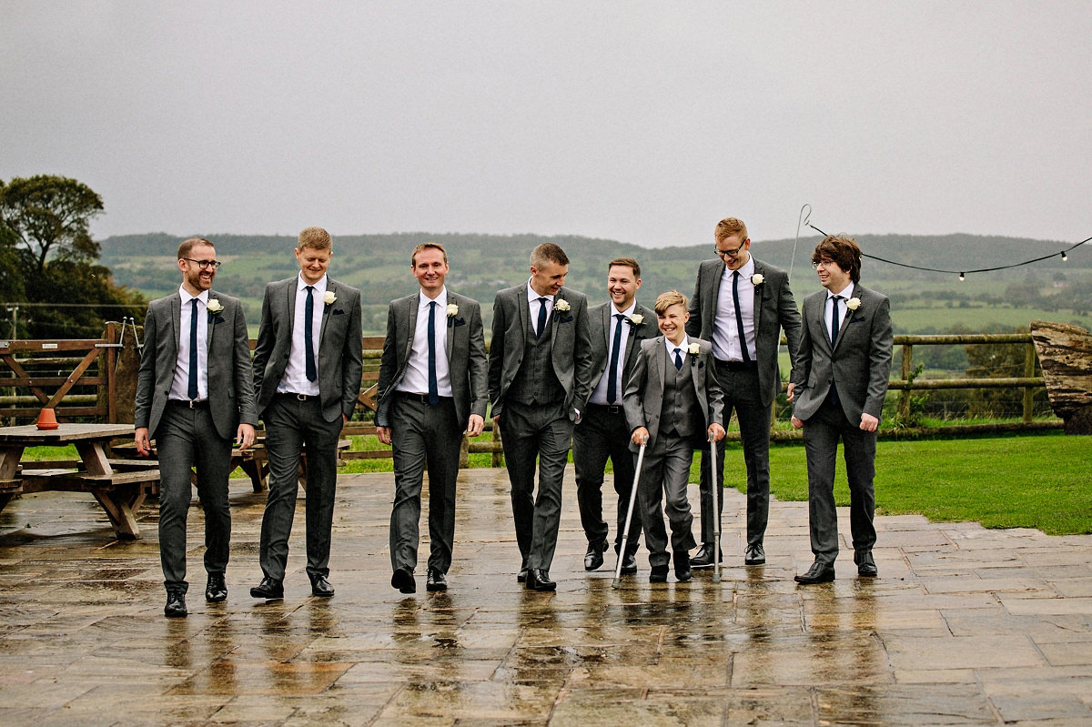 Groomsmen at Heaton House Farm