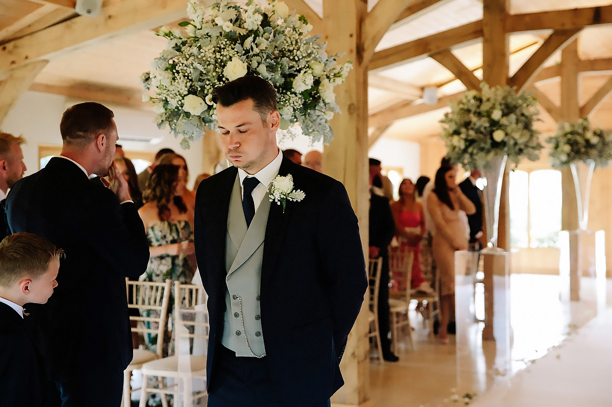 Nervous Groom at Colshaw Hall