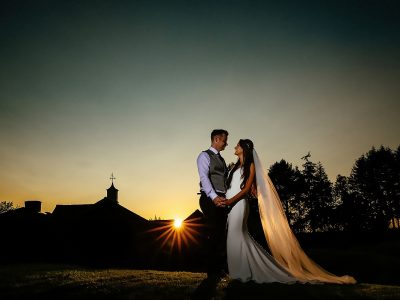 Colshaw Hall Wedding Sunset