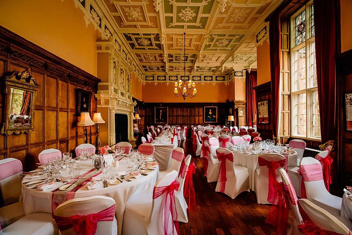 The Gallery room for your wedding Breakfast at Arley Hall