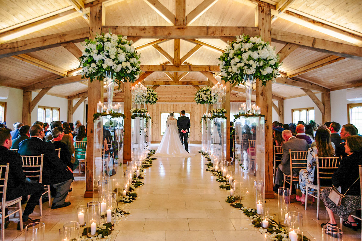 Wedding Ceremony in the Stables at Colshaw Hall