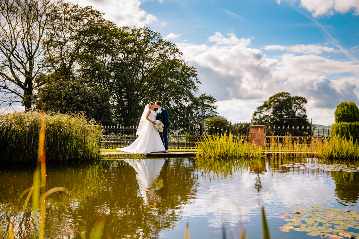 Heaton House Farm secret garden and lake