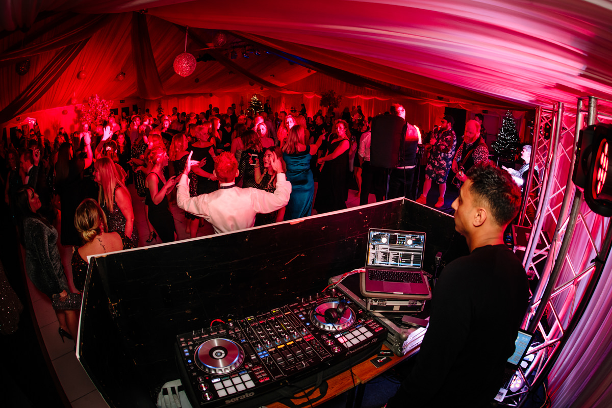 Wedding DJ at work