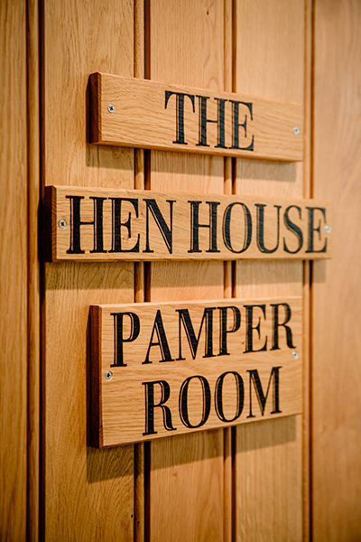 The Hen House Pamper Room at Heaton House Farm