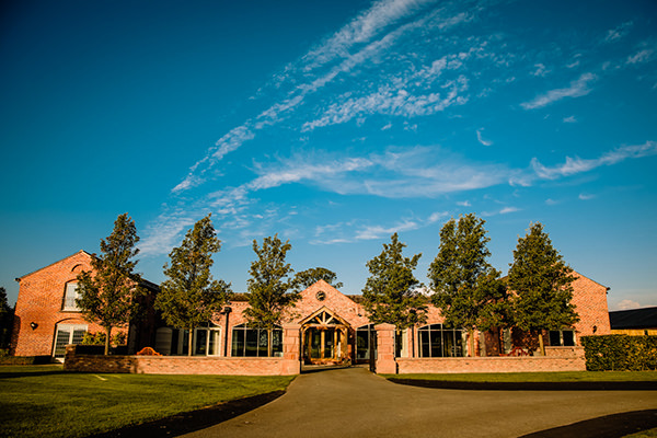 The view as you arrive at Merrydale Manor Wedding venue