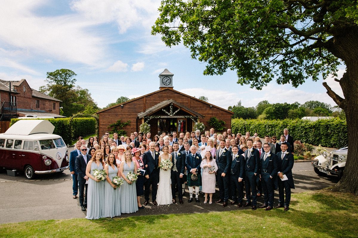 Family group photo at Merrydale Manor