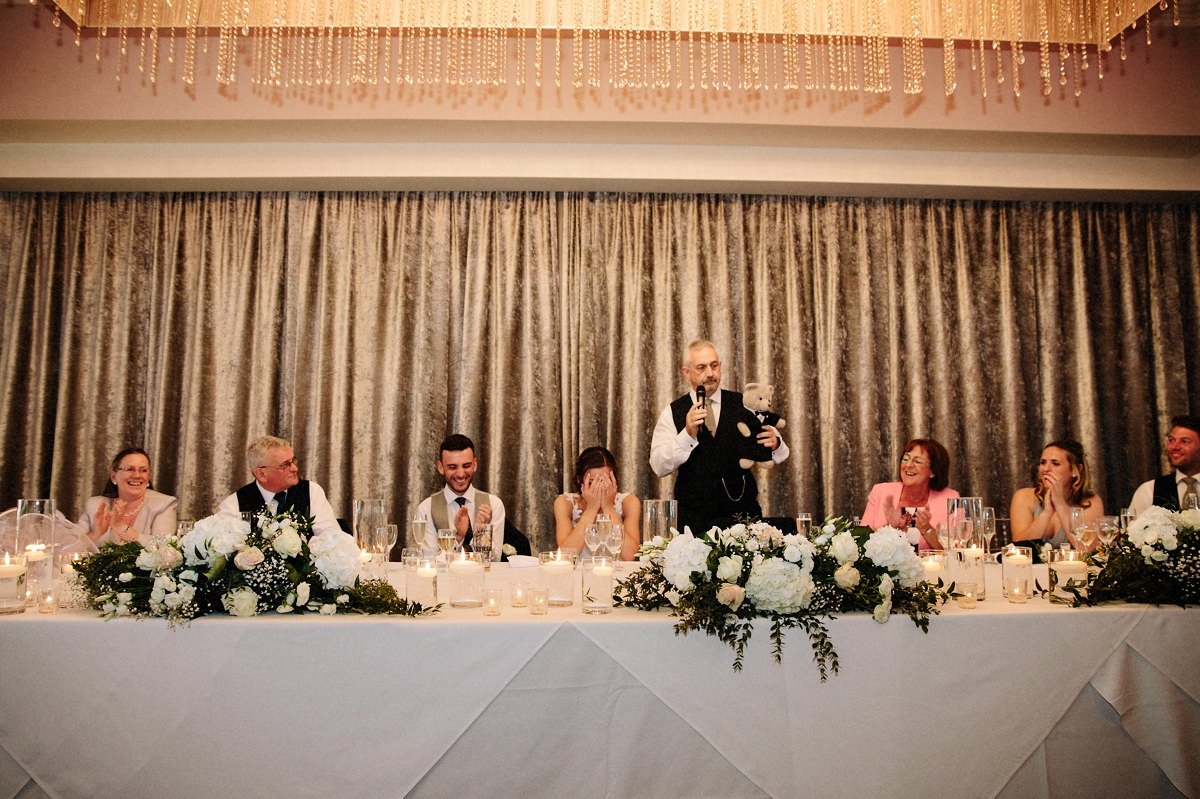 Fun with the wedding speeches