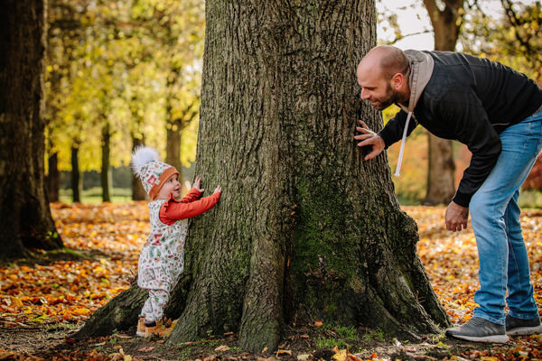 Fun natural moments with Cheshire family photography