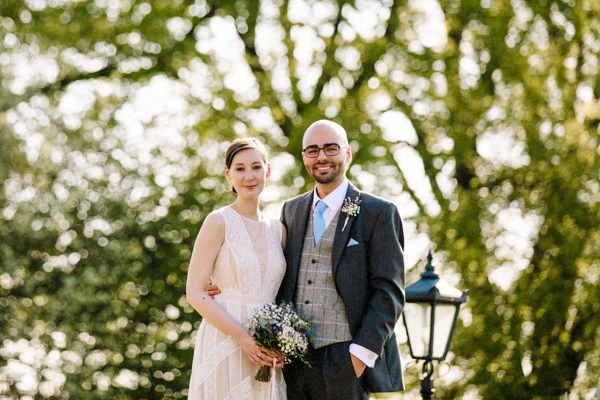 Heaton House Farm with the Bride and Groom