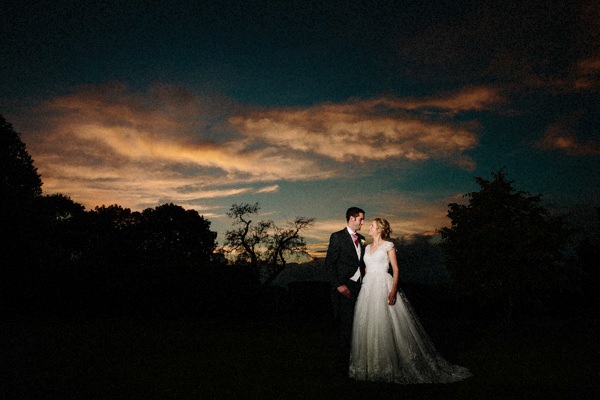 Sunset at Hilltop Country House in Cheshire