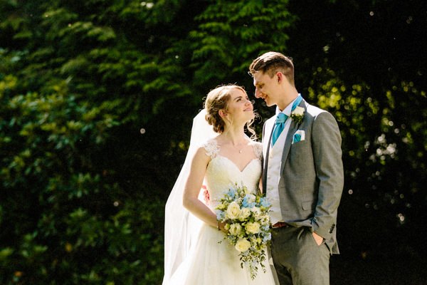 Intimate moment with the Bride and Groom at the Cottons Hotel in Cheshire