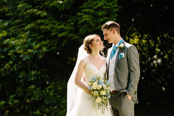 Intimate moment with the Bride and Groom at the Cottons Hotel in Cheshire